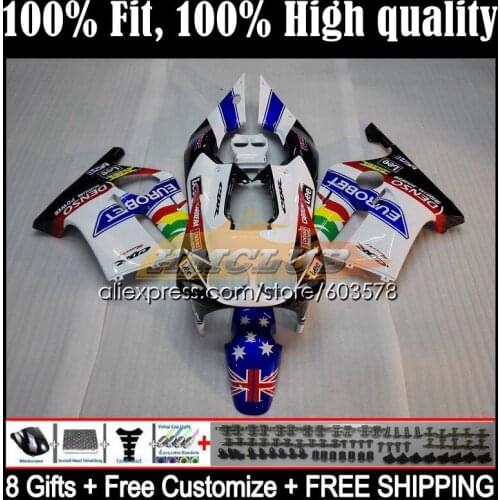 Injection Body For HONDA CBR 250RR 250CC CBR250RR 1988 1989 40CL.48 CBR 250 RR CC MC19 CBR250 RR 88 89 OEM Fairings white green