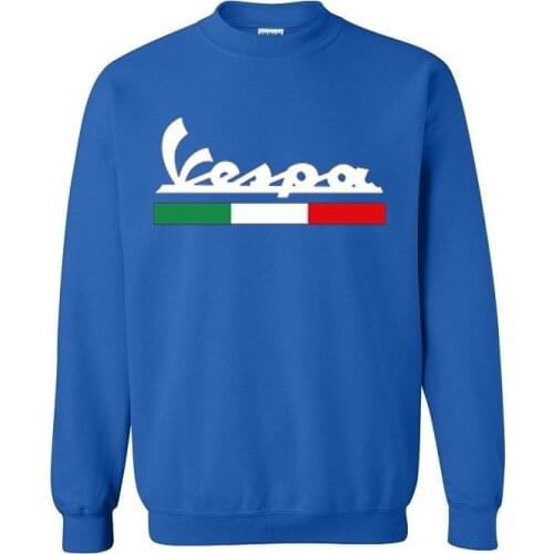 Brand Men Classic Sweatshirts hombre outdoor Motorcycle Casual jersey Vespa Print youth sportwear mens fitness pullover tops