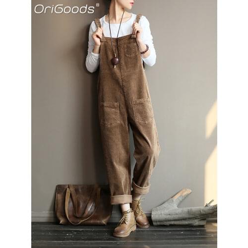 Женские однотонные комбинезоны ORIGOODS China At AliExpress