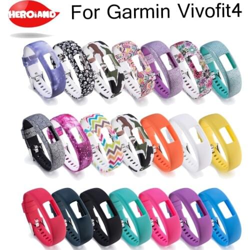 Replacement Silicone S L Wrist band Strap for Garmin Vivofit 4 Activity Fitness Tracker Watchbands For Garmin Vivofit4 Wristband