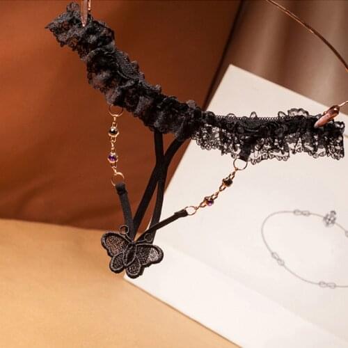 Color diamond thong ladies sexy lace full transparent hot hollow out sexy underwear M free take off low waist t pants G-String