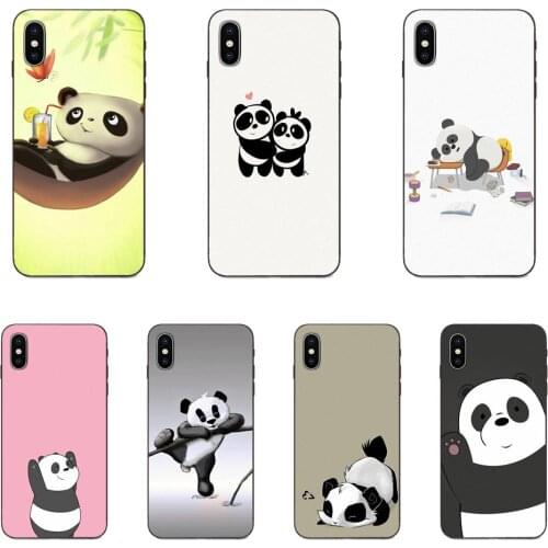 Cute Cartoon Animal Panda For Galaxy A10S A20S A2 Core A30S A40S A50S A70S A90 5G M10 M30S M40 Note 10 Plus Ultra Thin Pattern