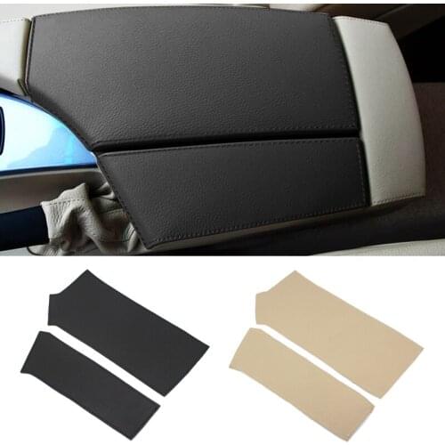 For BMW 5 Series E60 2004 2005 2006 2007 2008 2009 2010 Center Control Armrest Box Pad Microfiber Leather Protection Trim Cover