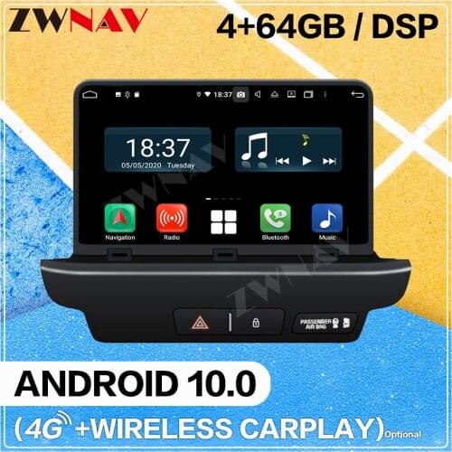 128GB Carplay Android 10.0 screen Car Multimedia DVD Player for KIA CEED 2019 2020 BT GPS Navi Auto Audio Radio Stereo Head unit