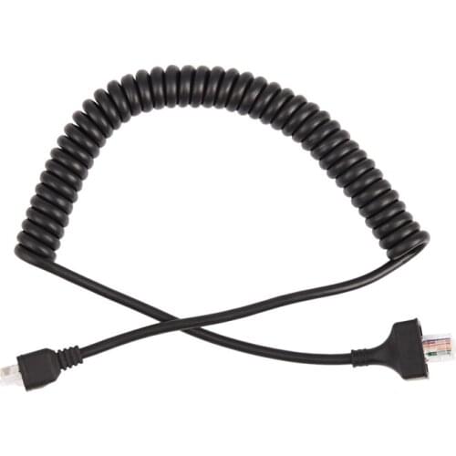 8 Pin Replacement Speaker Mic Cable Microphone Cord for Kenwood TK-868G TK-768G TK-862G TK-762G TM-271A TM-471A TK-760 Radio