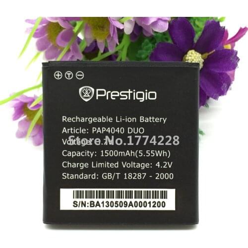 MLLSE PAP4040 1500mah for Prestigio MultiPhone PAP4040 DUO 4040 BATTERY