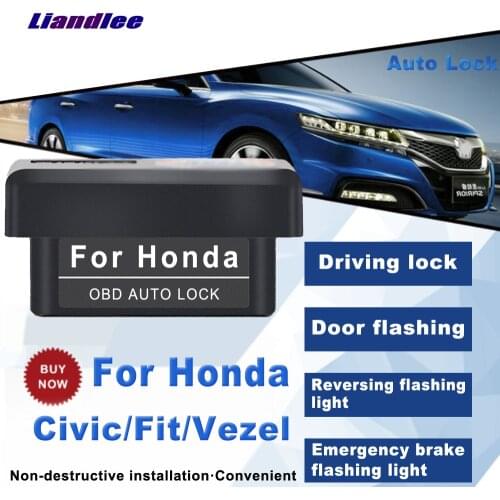 Car Electronics Accessories OBD Latch For Honda Civic/Fit/Vezel Auto Door Lock Window Lifter Plug and Play