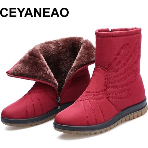 Зимние сапоги CEYANEAO China At AliExpress
