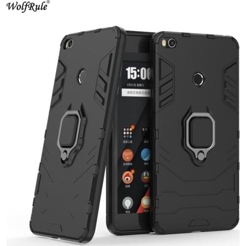 For Xiaomi Mi Max 2 Case TPU Hard PC For Xiaomi Mi Max 2 Case Ring Holder Stand Magnetic Armor Case For Xiaomi Mi Max 2 Fundas