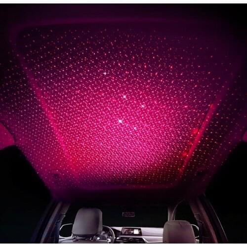 USB decorative LED lamp roof night light projector for Renault Megane 2 3 Duster Logan Clio 4 3 Laguna 2 Scenic Sandero 2 Captur