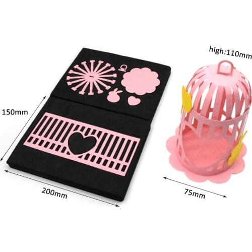 Wood Cutting Dies Cute Birdcage For Scrapbooking New Wooden Die Mould Suitable For Common Die-cutting Machines In The Market