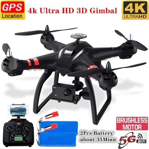 Double GPS Drone Brushless Motor 3 Axis Gimbal Quadcopter With HD Camera 4K Drone RC Helicopter Racing Drone Professional Drone