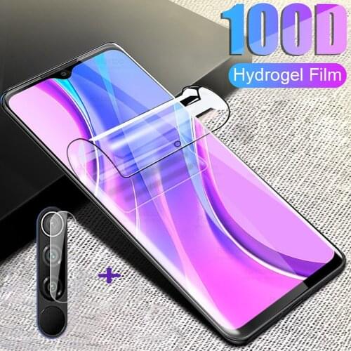 Redmi 9 1-2pcs hydrogel film for xiaomi redmi 9 camera screen protector protective film xaomi xiomi redmi red mi 9 redmi9 film