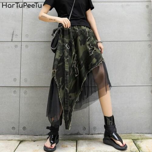 HARTUPEETU Denim Skirts For Women