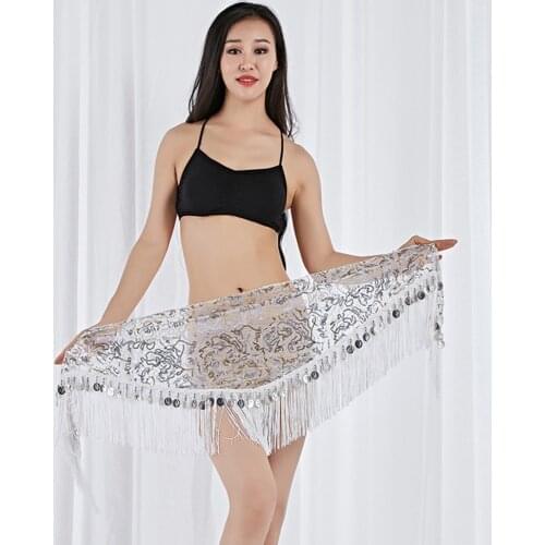 Tassel Sequin Waist Chain Affordable Belly Dance Belt High-End Belly Dance Costume Decoration Women Unitards Clothing