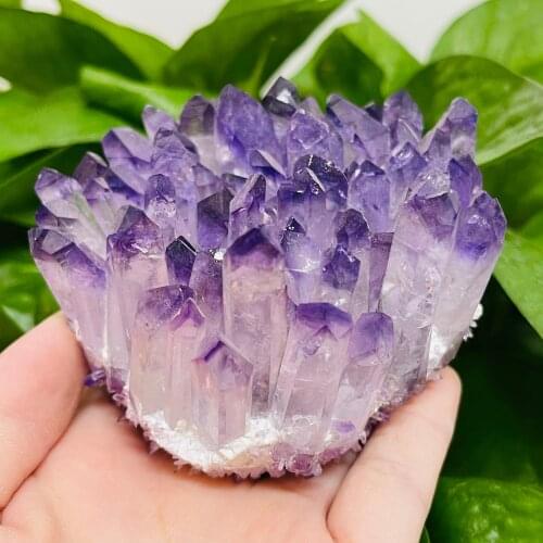 Natural Green Ghost Phantom Quartz Crystal Cluster Rock Stones Mineral Reiki Healing Specimen Home Deco