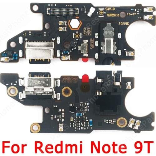 Original Charge Board For Xiaomi Redmi Note 9T 9 T Charging Port Flex Usb Connector Plate Pcb Dock Ribbon Socket Spare Parts