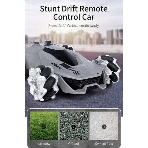 RC Stunt Car W/ Mist Exhaust 2.4G 4WD Remote Control Car