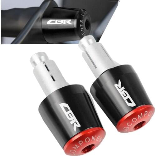 7/8"22mm Motorcycle Handlebar Grips Handle Bar Ends Hand Caps For Honda CBR250RR CBR 600 954 1000 RR CBR600RR 54RR 1000RR CBR500