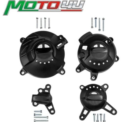 Motorcycle ABS Engine Cover Protector Guard Crash 1 Set For YAMAHA MT09 MT-09 FZ09 FZ-09 2014 2015 2016 2017