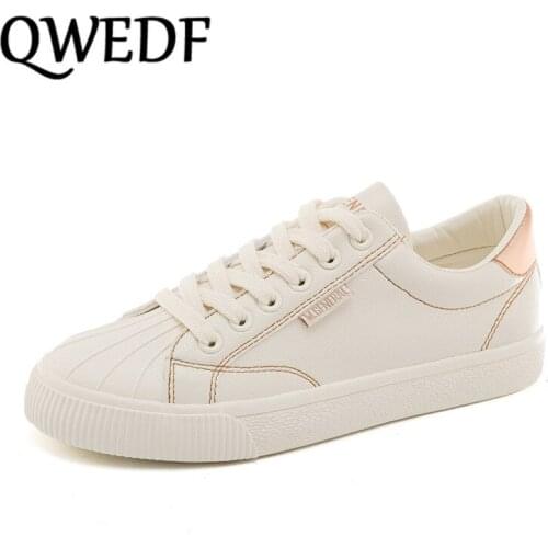 Woman Shoes 2019 Spring New Fashion Women Shoes Casual Leather Heart Women Casual White Shoes Sneakers Vulcanized shoes BH-43