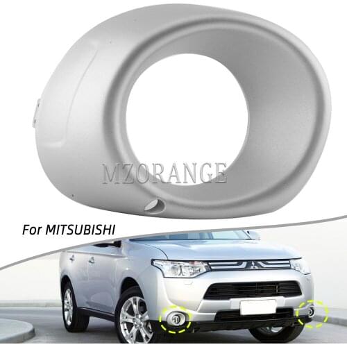 1 PC Left/Right Fog Light Cover Grill Bezel for Mitsubishi Outlander 2013 2014 2015 Front Bumper Fog Lamp Cover Frame Shell