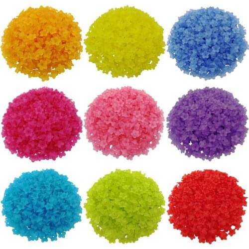 100PCS 9x4mm Transparent Frosted Small Morning Gory Acrylic Beads For Jewelry Making Craft Bracelet DIY Beads