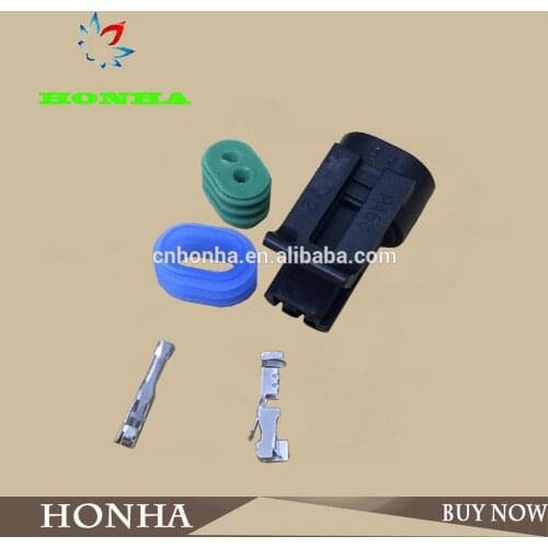 Free shipping 20/50/100 pcs/lots 2 Pin/way Female Sensor Connector Sealed Auto Connector 12162195 12162193