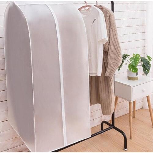 Clothes Dust Cover Dustproof Garment Cloth Storage Waterproof Suit Coat Protector Storage Bag Hanging Organizer Wardrobe