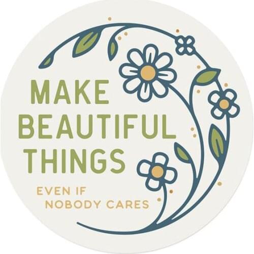 MAKE BEAUTIFUL THINGS Enamel pin
