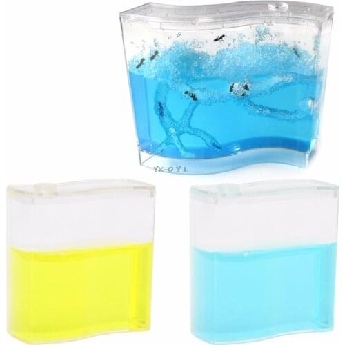 Gel Maze Ant Farm Works Workshop Educational Glue Live Habitat Feeding Kids Toy