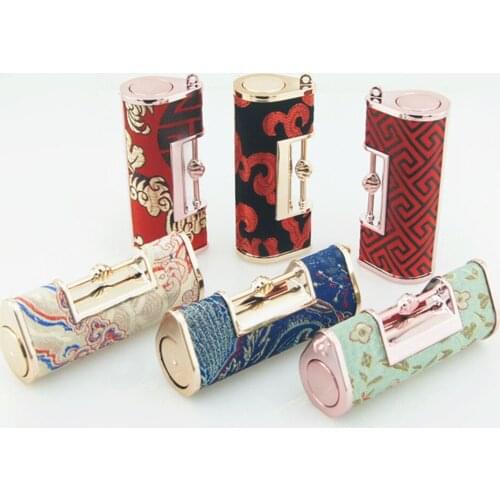 Chinese Style Concentric Lock Lipstick Tube Lip Balm Empty Tube Cosmetic Packaging Container DIY Make Up Tools