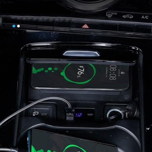 LHD! for Mercedes-Benz A Class W177 / GLB Class 2019 2020 2021 Qi Wireless Fast Charger Panel Phone Fast Charging 15W