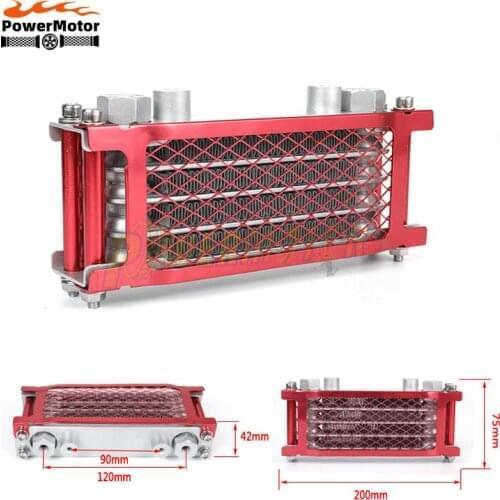 Motorcycle Oil Cooling Cooler Chinese Made Radiator Oil Cooler Set For 50cc 70cc 90cc 110cc 125cc 140cc Horizontal Engine
