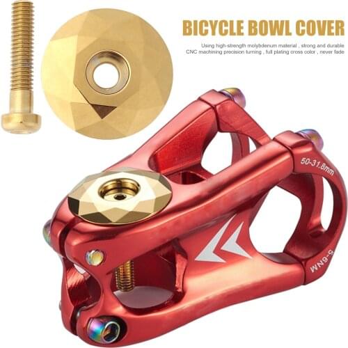 Steerer Plug MTB Fork Road Bicycle Part Aluminum Alloy Bike Fork Tube Cap 28.6mm MTB Cycling Headset Stem Top Bowl Cover