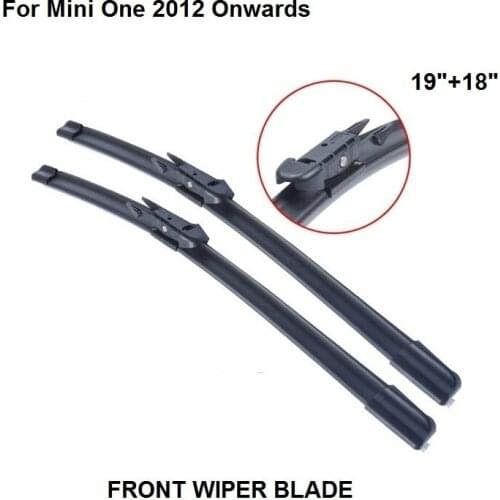 Wiper Blade For Mini One 2012 onwards 19"+18" Car Accessories For Auto Cars Rubber Windscreen Windshield Blade