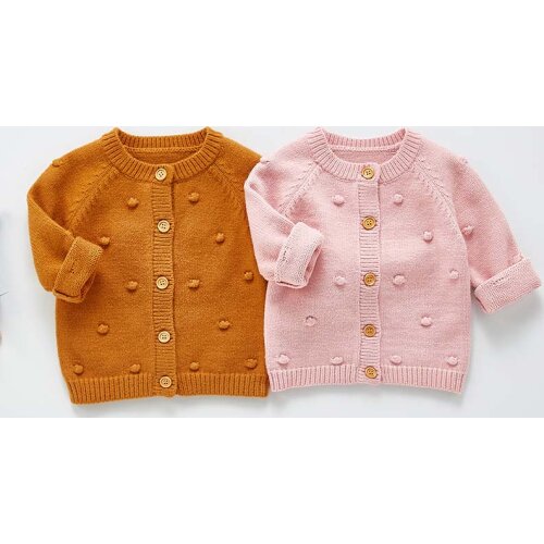 Newborn Baby Girl Sweater Children Clothing For Autumn Spring knitting Cardigan Sweater Kids Knitted Warm Clothes Hot Sale