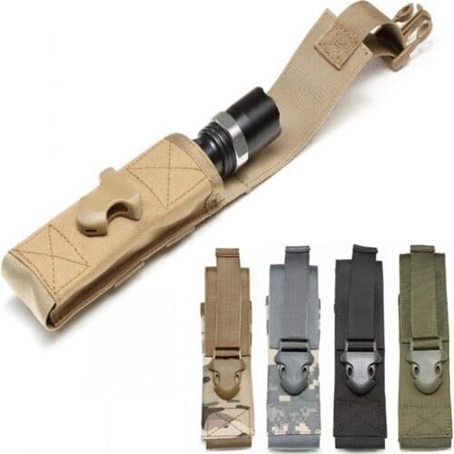 Tactical Single MOLLE Pouch MP5 Magazine Baton Flashlight Pouch Small Pocket For Plate Carrier With Quick Release Bucke Airsoft