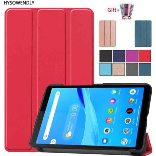 Slim Tri-Folding Flip PU Leather case For Lenovo Tab M7 TB-7305F TB-7305X TB-7305i tablet cover For Lenovo Tab M7 TB-7305 Fundas