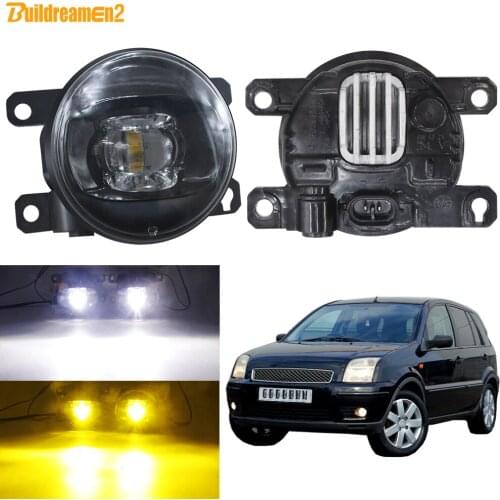 Fog Light Assembly 30W 8000LM Car Front Bumper LED Lens Fog Lamp For Ford Fusion Estate JU 2002 2003 2004 2005 2006 2007 2008