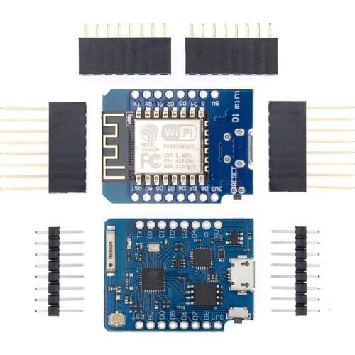 10Pcs P8266 ESP-12 WeMos D1 Mini Module Wemos D1 Mini WiFi Development Board Micro USB 3.3V Based On ESP-8266EX 11 Digital Pin
