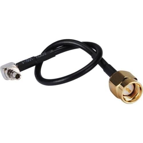 100pcs CRC9 Male Right Angle To SMA Male RG174&RG316 RF Jump Cable For 3G 4G Huawei Modem 20CM 8"