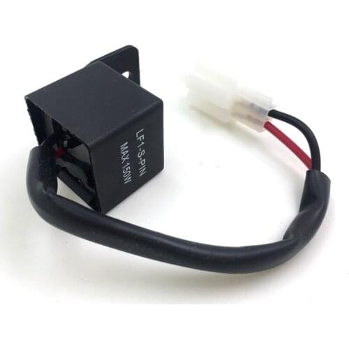 2-Pin Electronic LED Flasher Relay FIX Motorcycle Turn Signal Bulbs Hyper Flash