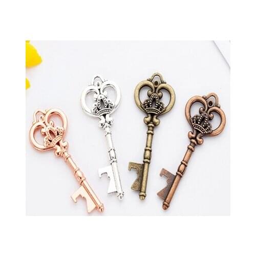 200pcs/lot Bottle Openers Portable Key Shape Bottle Openers Beer Wine Bottle Opener Keychain Open Tool