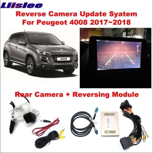 Car Parking Rear View Camera For Peugeot 4008 2017 2018 Original Screen Upgrade Reversing Decoder Digital Interface Module