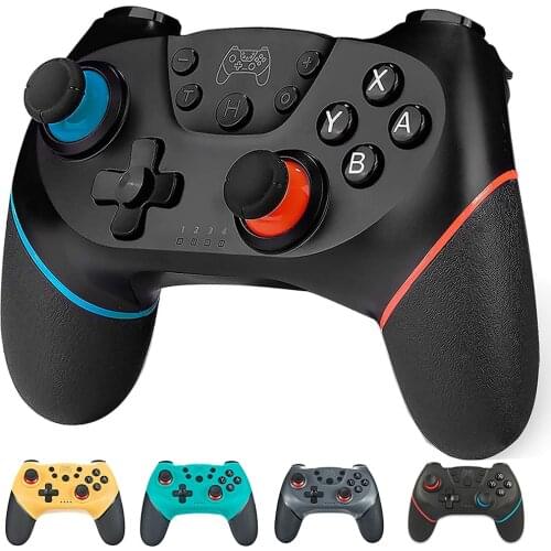 Bluetooth Pro Gamepad for Nintendo Switch Console Wireless Gamepad Video Game USB Joystick Controller Control with 6-Axis Handle