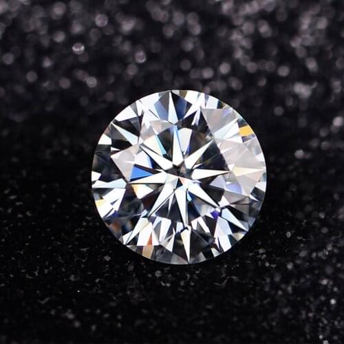 Szjinao Real 3 Carats D Color Moissanite Diamond Jewelry Round Excellent Cut Lab Grown Loose Gemstones Stone For Diamond Ring