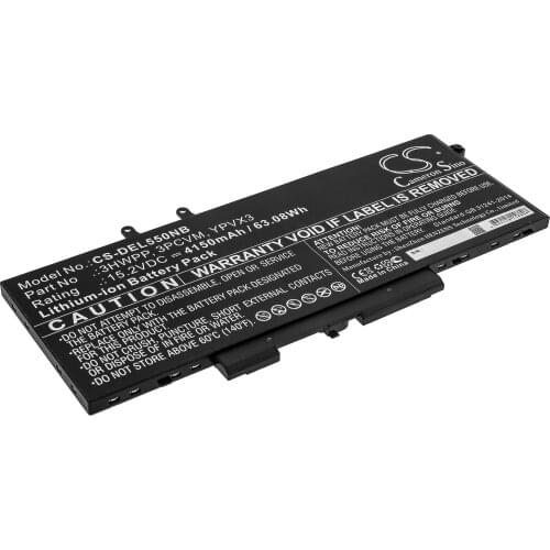 CS 4150mAh/63.08Wh battery for DELL Latitude 14 5410,Latitude 14 5410 08T9X,Latitude 14 5410 20TT1, 14 5410 27VWJ