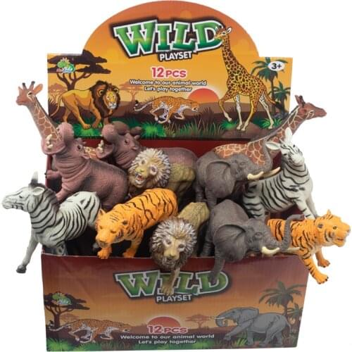 Imitation Dinosaur Wild Animal Farm Animal Marine Life Model Toy Ornament Action Figure Figurines Cute Kids Toy X-mas Gift