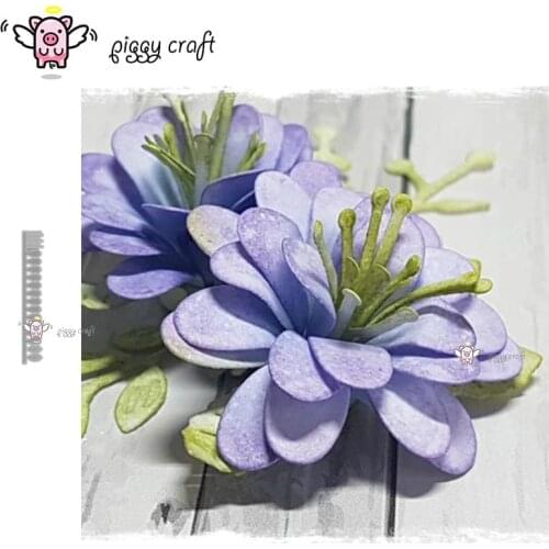 Piggy Craft metal cutting dies cut die mold Roll flower decoration Scrapbook paper craft knife mould blade punch stencils dies